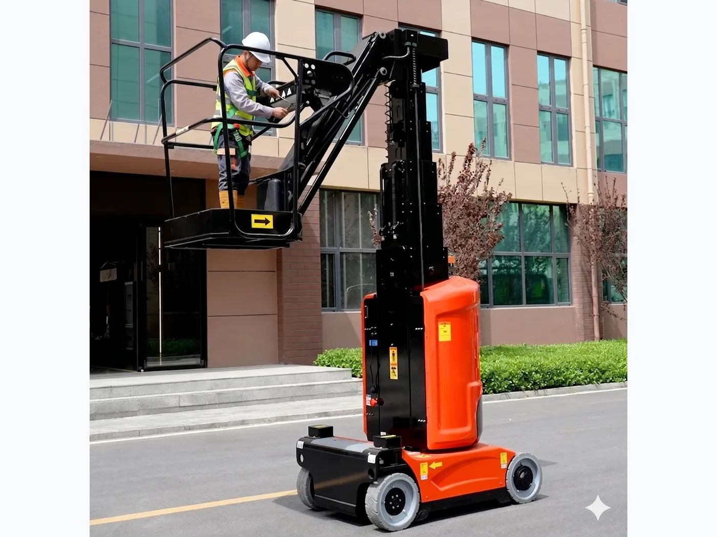 Mástil Vertical Autopropulsado con Pluma
